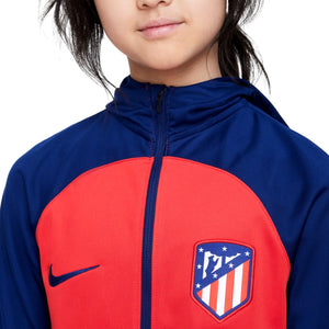 Kids - Atletico Madrid hooded presentation Soccer tracksuit 2023/24 - Nike