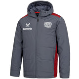 Bayer Leverkusen grey padded winter jacket 2022/23 - Castore