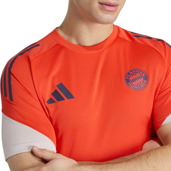 Bayern Munich red training short-sleeves Soccer set 2026 - Adidas