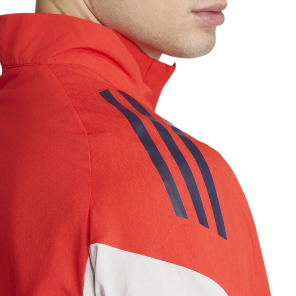 Bayern Munich light red presentation Soccer tracksuit 2026 - Adidas