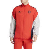 Bayern Munich light red presentation Soccer tracksuit 2026 - Adidas