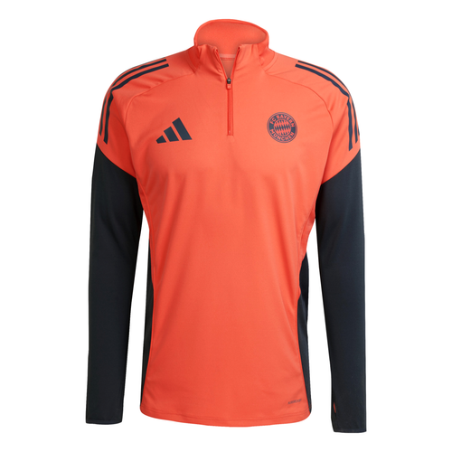 Bayern Munich training tracksuit 2025 26 in bright orange with black accents for athletes and fans