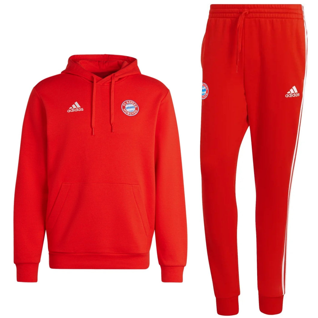 Bayern Munich Casual 3S presentation sweat tracksuit 2023/24 - Adidas