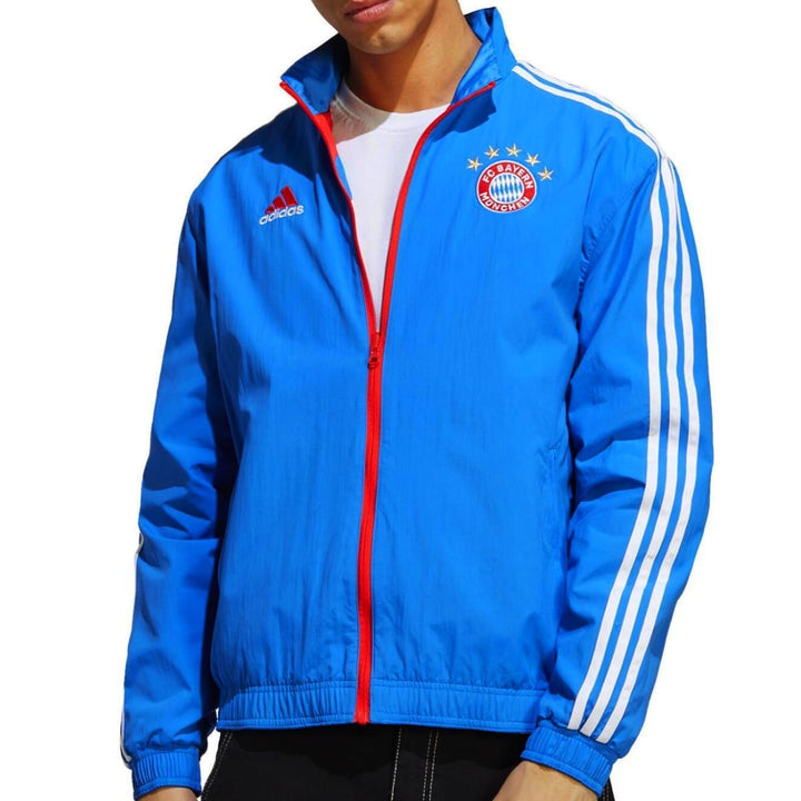 Bayern Munich pre-match presentation Soccer tracksuit 2023 - Adidas