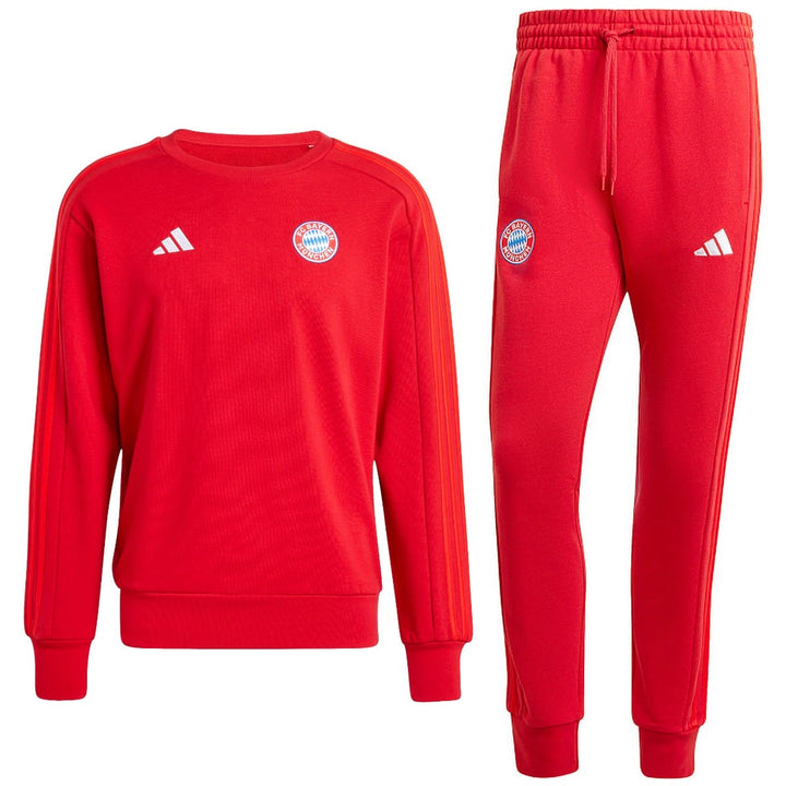 Bayern Munich Casual 3S presentation sweat tracksuit 2024/25 - Adidas
