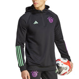 Bayern Munich black hooded training technical tracksuit 2023/24 - Adidas