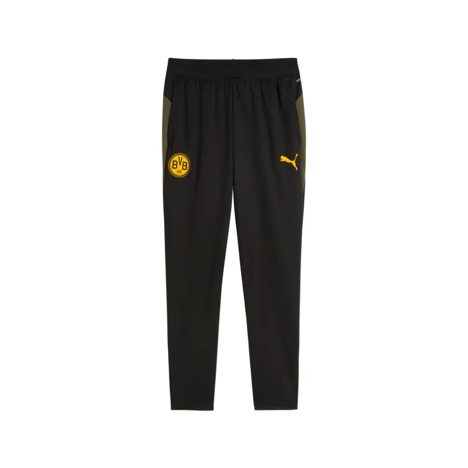 Borussia Dortmund UCL tracksuit 2025 26 featuring stylish black pants with logo and comfortable fit