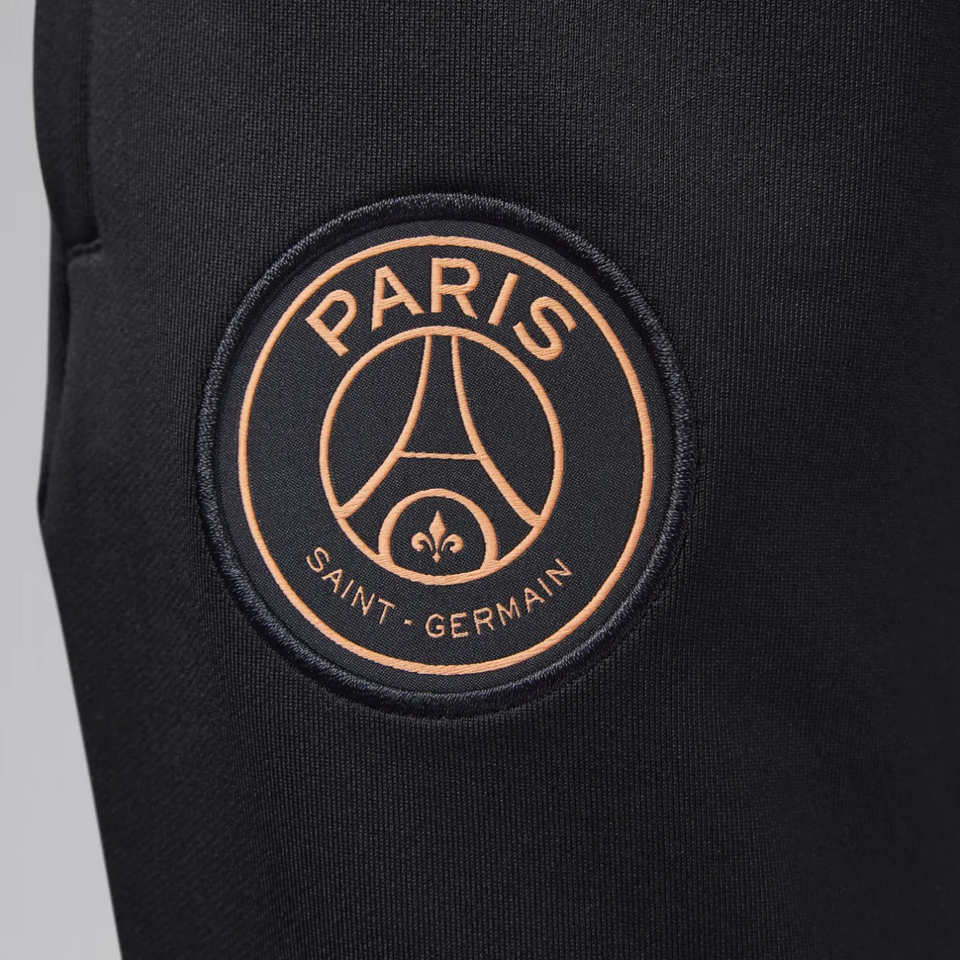 Close-up of PSG logo on kids tracksuit, perfect if you want to buy PSG Jordan kids tracksuit on SoccerTracksuits.com