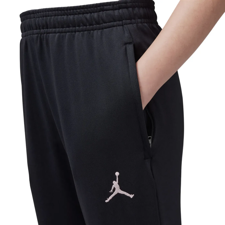 Close-up of PSG Jordan kids tracksuit pants featuring pockets, ideal to buy PSG Jordan kids tracksuit online