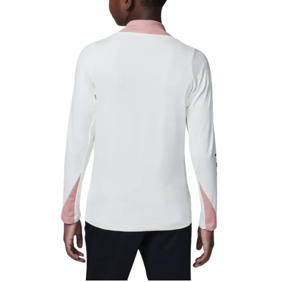 Back view of a white PSG Jordan kids tracksuit, perfect for young soccer fans to buy PSG Jordan kids tracksuit online.