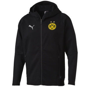 Borussia Dortmund casual presentation sweat soccer suit 2018/19 - Puma - SoccerTracksuits.com
