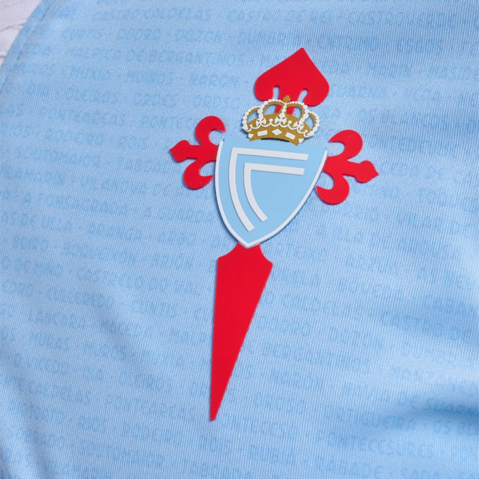 Celta Vigo soccer jersey 2024 25 with iconic team emblem and blue color design