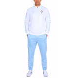 Celta Vigo training tracksuit Hummel in white and light blue with a zip-up jacket and sweatpants