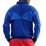 Back view of the Chelsea FC Nike Anthem jacket 2025 showcasing stylish blue design and comfortable fit