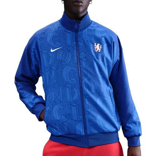 Chelsea FC Nike Anthem jacket 2025 in blue with stylish design and club emblem for fans