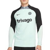 Chelsea FC training tracksuit 2023 24 Nike in mint green with black sleeves and trvigato logo