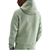 Back view of the official Chelsea Nike Tech fleece set in light green for comfort and style on SoccerTracksuits.com