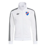 Colo Colo 100 years anniversary tracksuit in white with iconic Adidas stripes and logo
