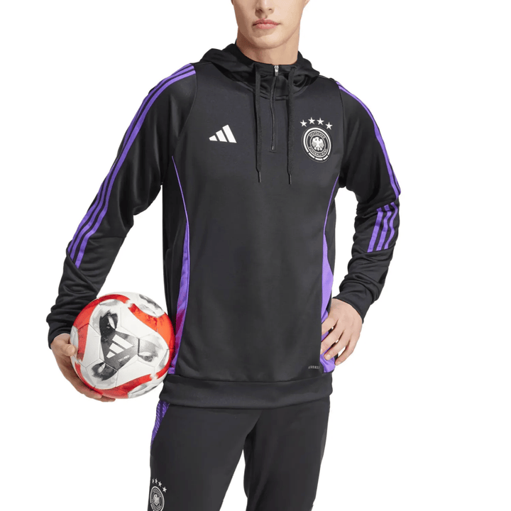 Germany black training hooded technical tracksuit 2024/25 - Adidas