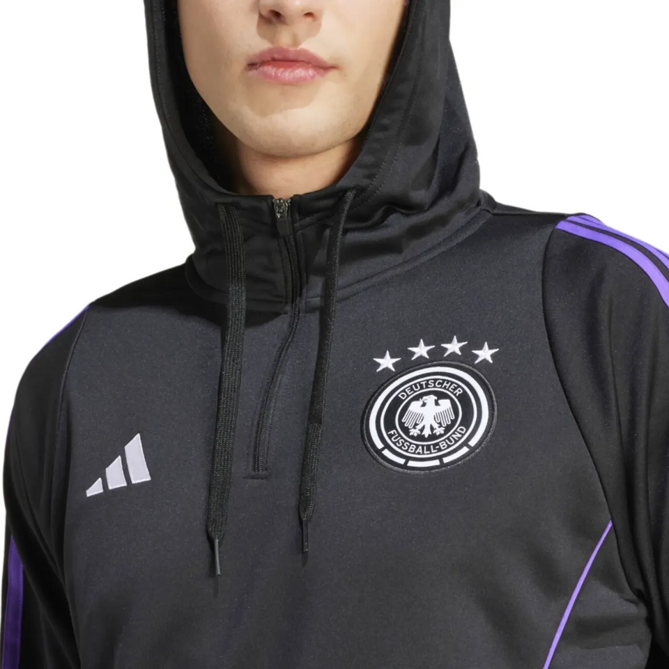 Germany black training hooded technical tracksuit 2024/25 - Adidas