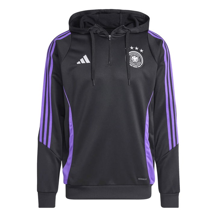 Germany black training hooded technical tracksuit 2024/25 - Adidas
