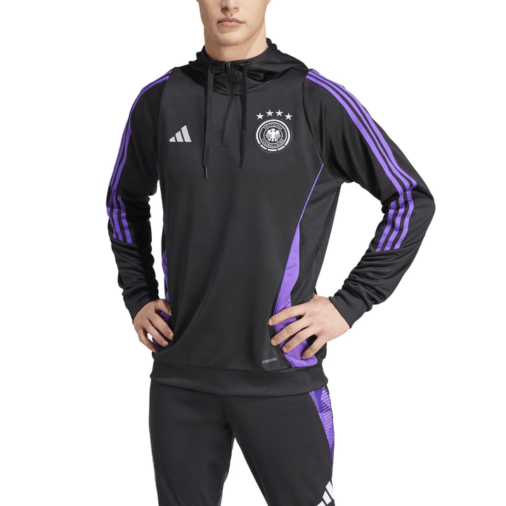 Germany black training hooded technical tracksuit 2024/25 - Adidas