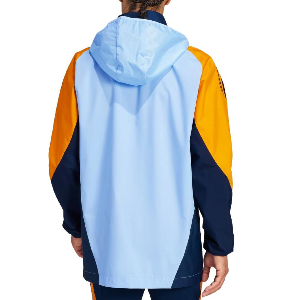 Real Madrid soccer training rain jacket 2024/25 - Adidas