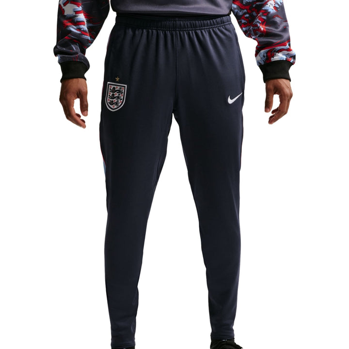 Nike 2026/27 England training technical soccer tracksuit set in navy with official logo for adults