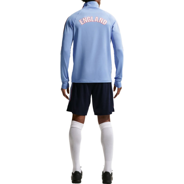 England training technical soccer tracksuit set in light blue and navy, designed by Nike for 2026/27 season.