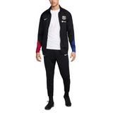 FC Barcelona black tracksuit 2024 25 featuring a stylish design with team colors and logo