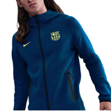 FC Barcelona blue Tech Fleece tracksuit 2026 with zip hoodie and stylish design for fans