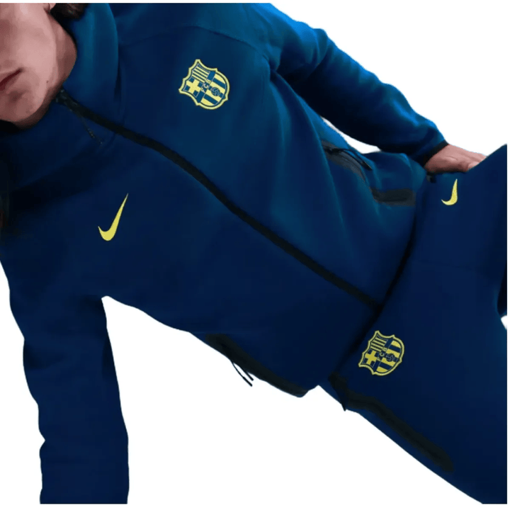 FC Barcelona blue Tech Fleece presentation tracksuit 2026 - Nike