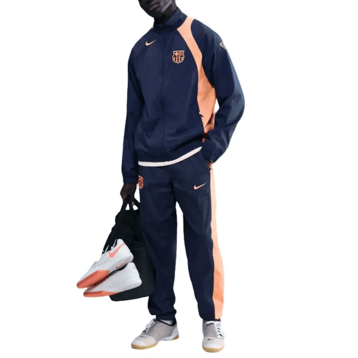 Nike FC Barcelona Total90 presentation Tracksuit 25/26 UCL - navy