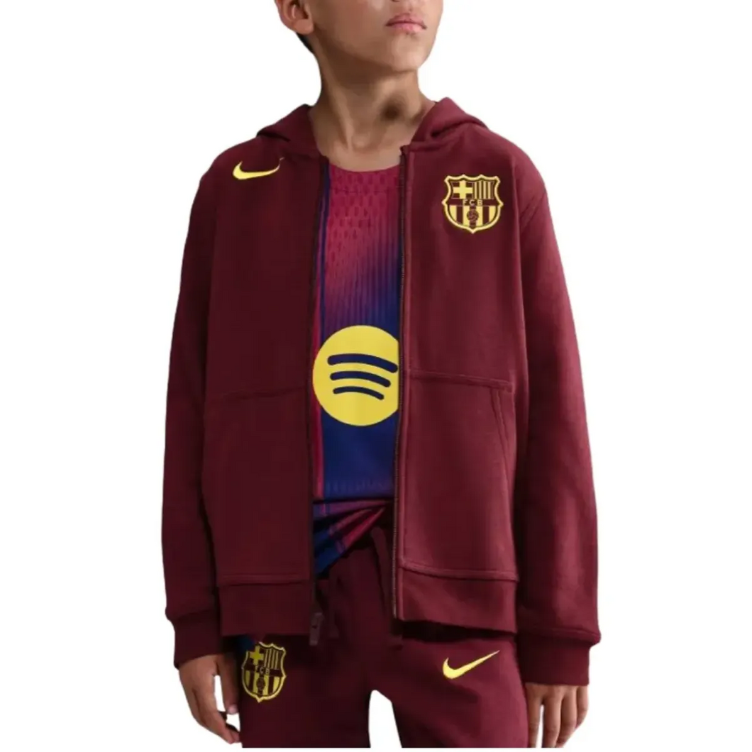 Kids - FC Barcelona Casual Fleece tracksuit 2026 - Nike