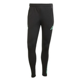 FC Copenhagen Adidas training tracksuit pants in black with stylish green accents