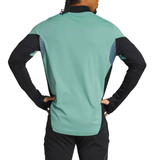 Back view of FC Copenhagen Adidas training tracksuit in teal and black for optimum comfort and style
