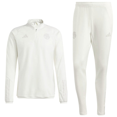 Bayern Munich white UCL training technical tracksuit 2023/24 - Adidas