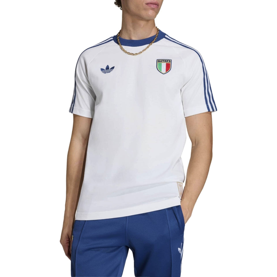 Italy Originals short sleeves presentation casual set 2026/27 - Adidas