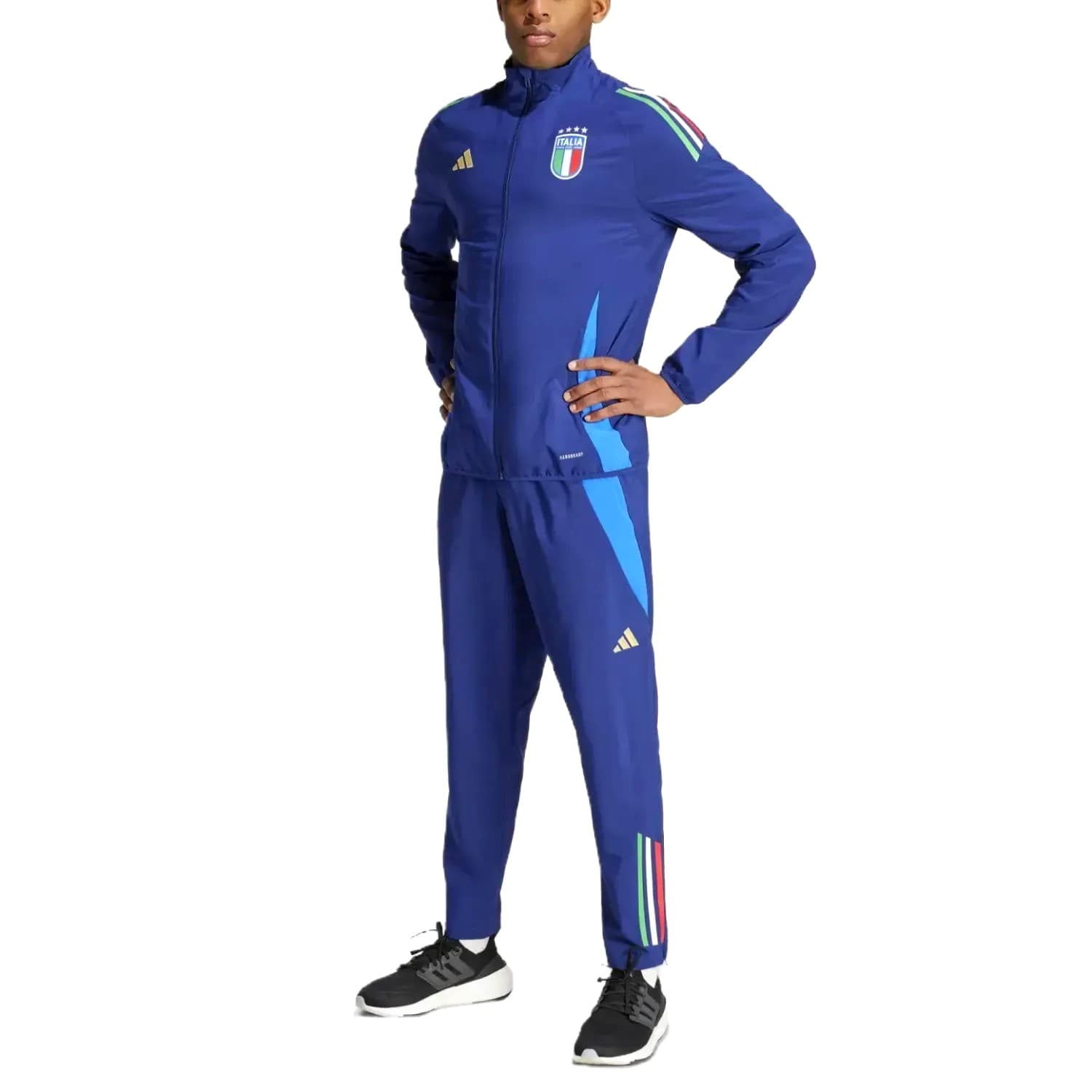 Italian national team navy blue presentation suit Euro 2024/25