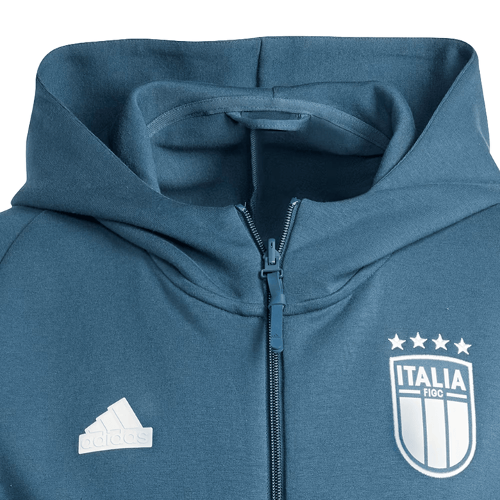 Italy Casual Travel hooded presentation tracksuit 2024/25 - Adidas