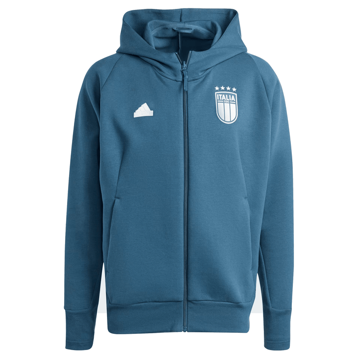 Italy Casual Travel hooded presentation tracksuit 2024/25 - Adidas
