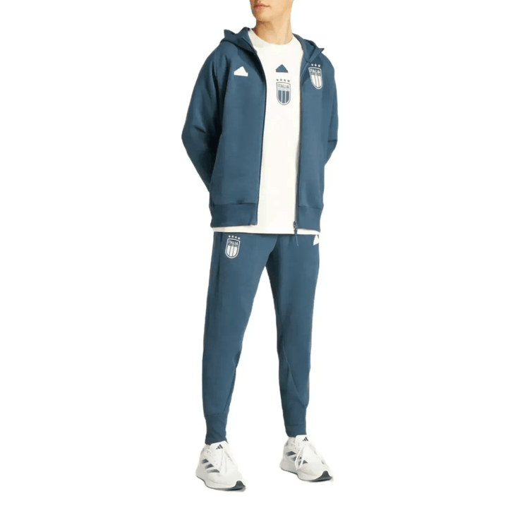 Italy Casual Travel hooded presentation tracksuit 2024/25 - Adidas