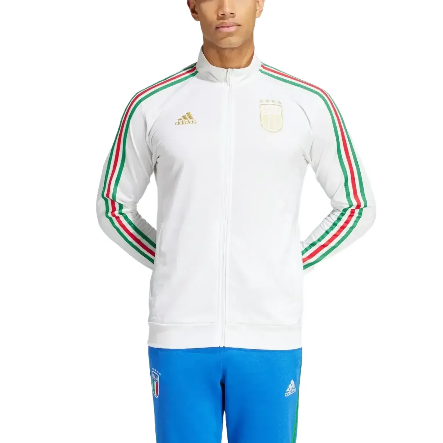 Casual – tracksuit - Adidas 3S Italy presentation Soccer 2024/25