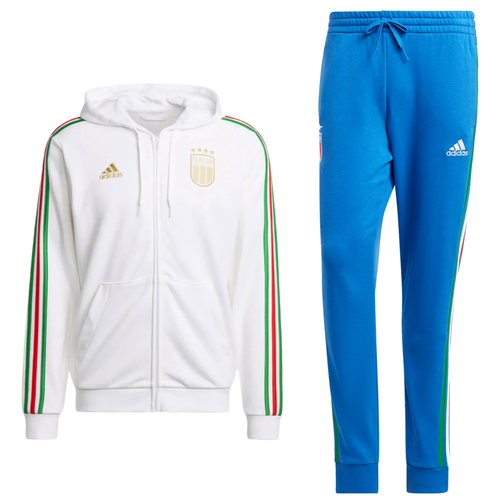 Italien Casual 3S Präsentations-Trainingsanzug mit Kapuze 2024/25 - Adidas
