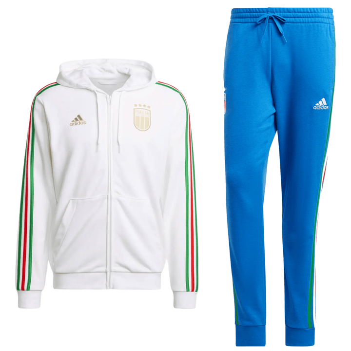 Italy Casual 3S hooded presentation tracksuit 2024/25 - Adidas