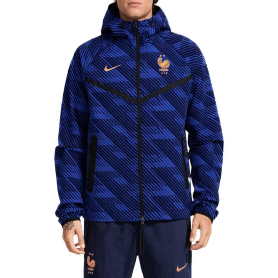 Nike France Tech Woven players soccer Tracksuit navy blue WC 2026