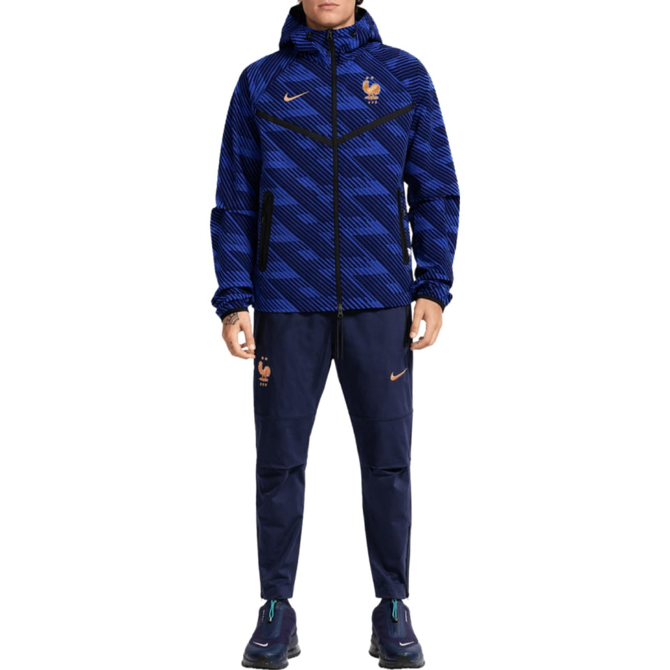Nike France Tech Woven players soccer Tracksuit navy blue WC 2026