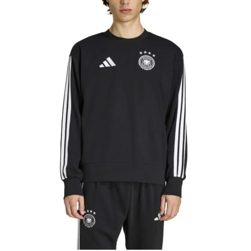 Germany Casual 3S black presentation sweat tracksuit 2026/27 - Adidas