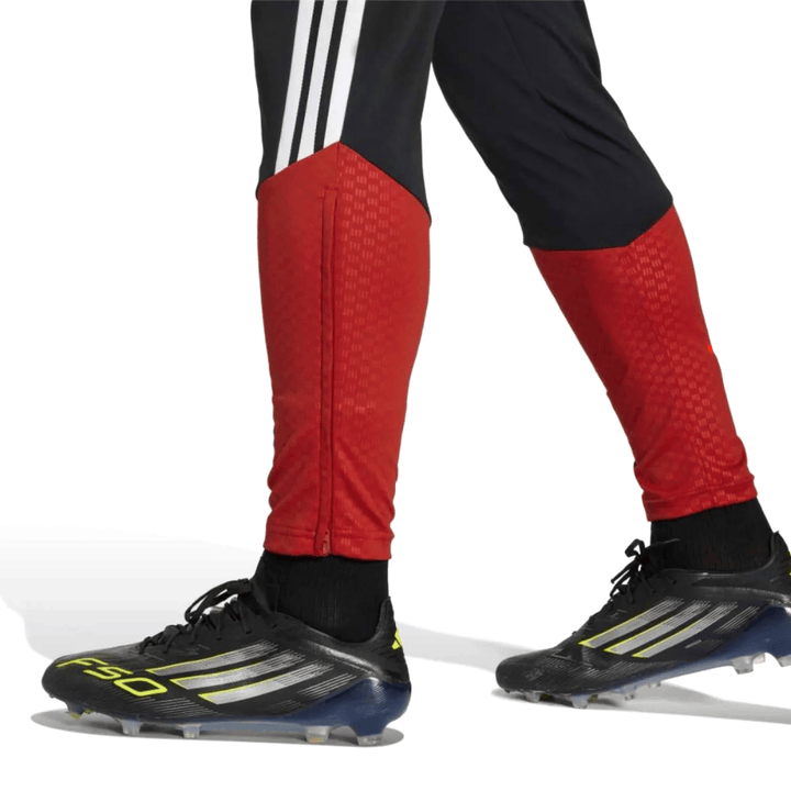 Germany training technical soccer tracksuit 2026/27 by Adidas in black and red with official branding details