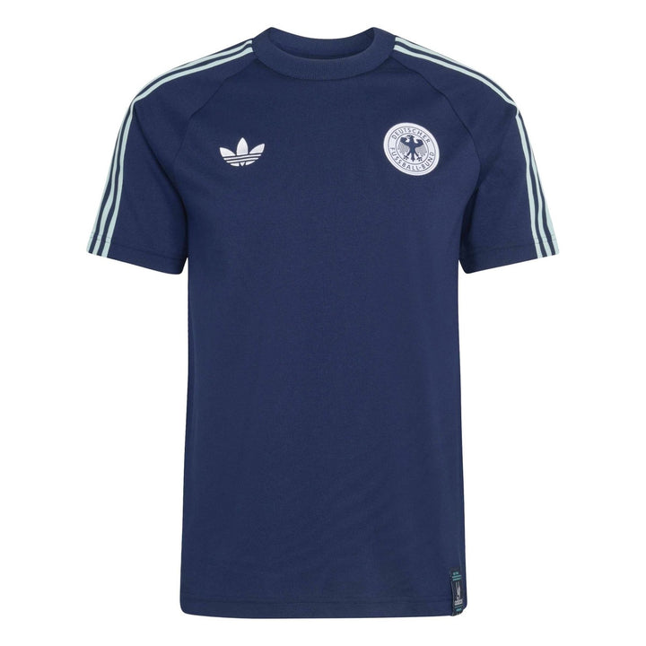 Germany Originals navy short sleeves presentation casual set 2026/27 - Adidas